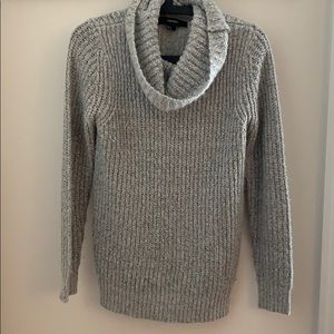 Forever 21 Gray Cowlneck Sweater